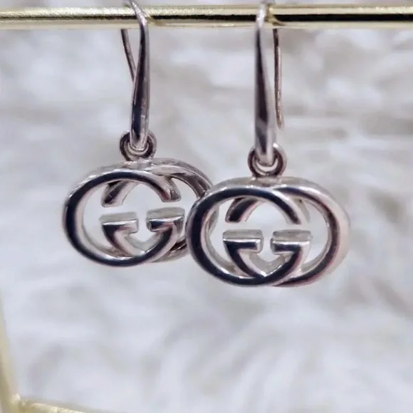 GUCCI Luxury Statement Double G earrings - Picture 3 of 5